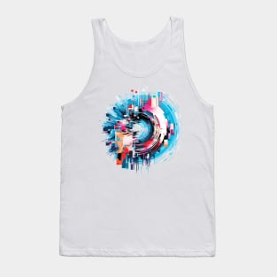 World City Circle Of Life Optimistic Fun Abstract Tank Top